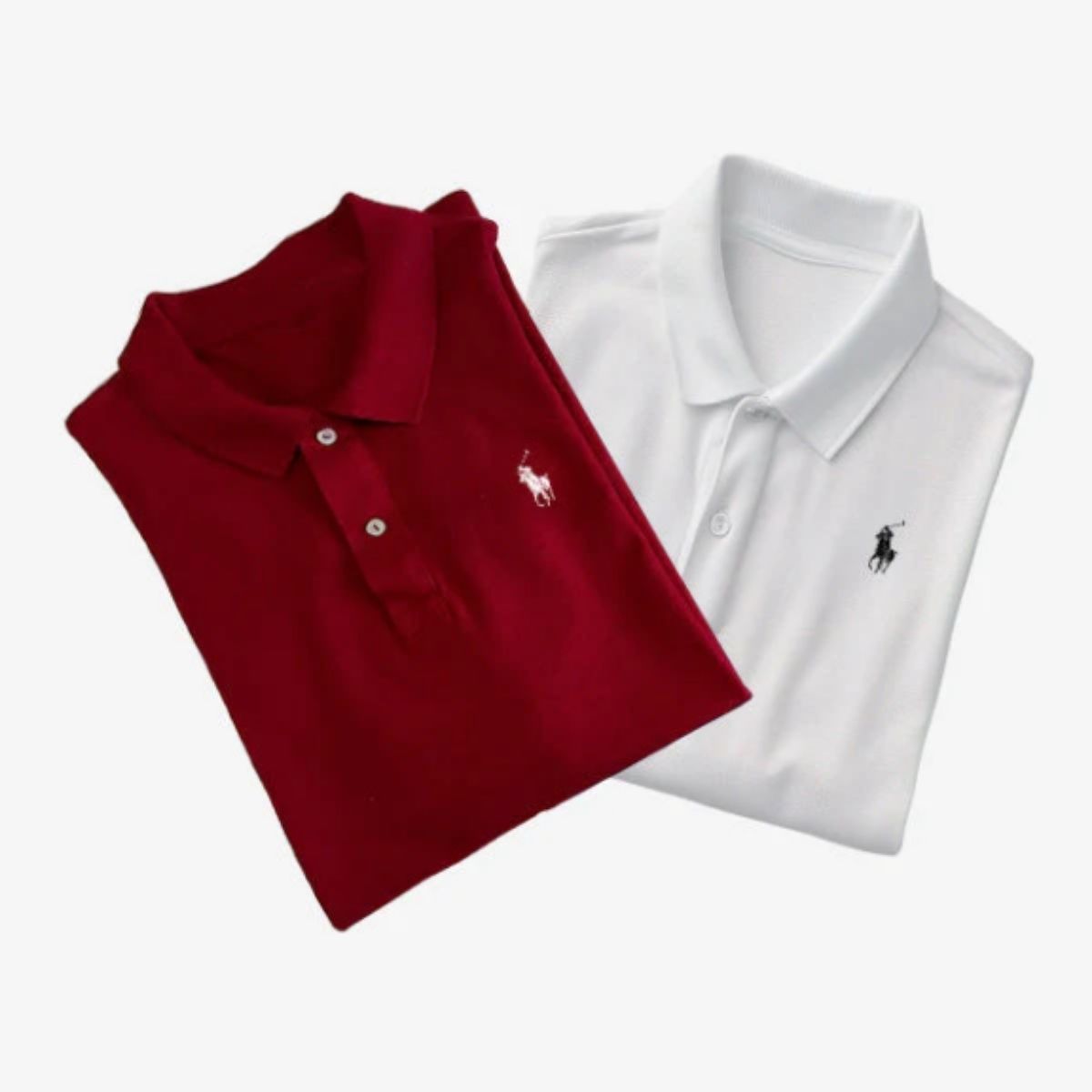 2er-Pack Exklusive Poloshirts – Kaufe 1, erhalte 2 (FRÜHLINGSANGEBOT)